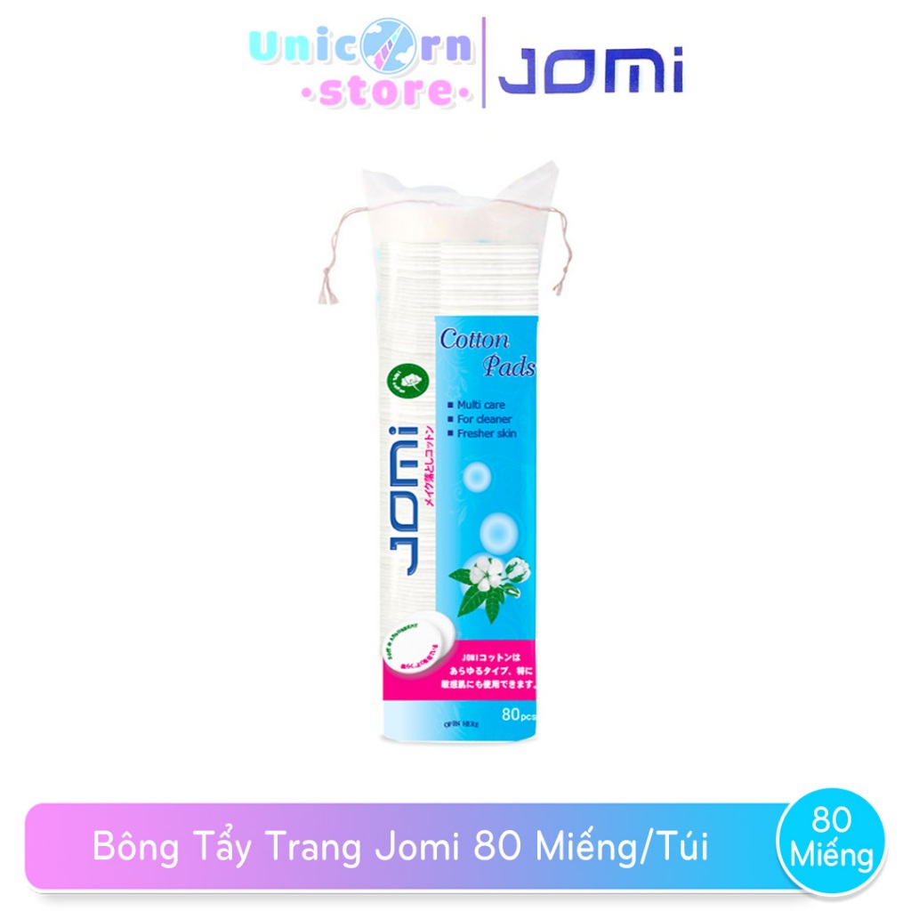 Bông Tẩy Trang Jomi Nhật Bản 80 miếng