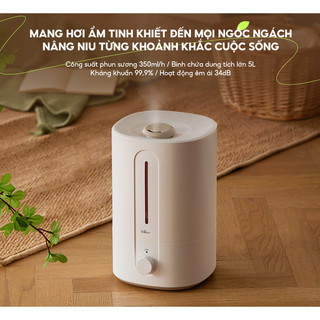 Máy Phun Sương Tạo Ẩm Bear SB-TA50M, Dung Tích 5L Xông Tinh Dầu Làm Mát Không Khí Bộ Lọc Ion Bạc Kháng Khuẩn 99,9%