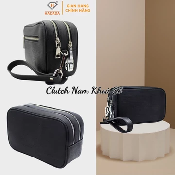Women's Elegant Genuine Leather Clutch – Black · VNCT07