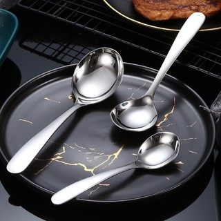 ( hàng tốt nên mua ) Muỗng ăn cơm ăn súp dáy tròn M4 inox 304 có 3 size nhỏ trung lớn loại tốt