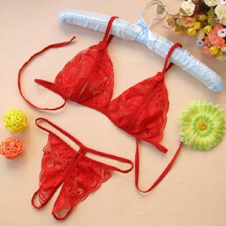 Bộ đồ lót ren sexy quần hở đũng gợi cảm Lady Sexy