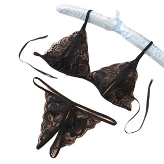 Bộ đồ lót ren sexy quần hở đũng gợi cảm Lady Sexy