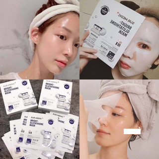 Mặt Nạ Trắng Da Sur.Medic Bright Glutathione Mask Sáng Da Cấp Ẩm Phục Hồi Cho Da Miếng Lẻ - Bebeau