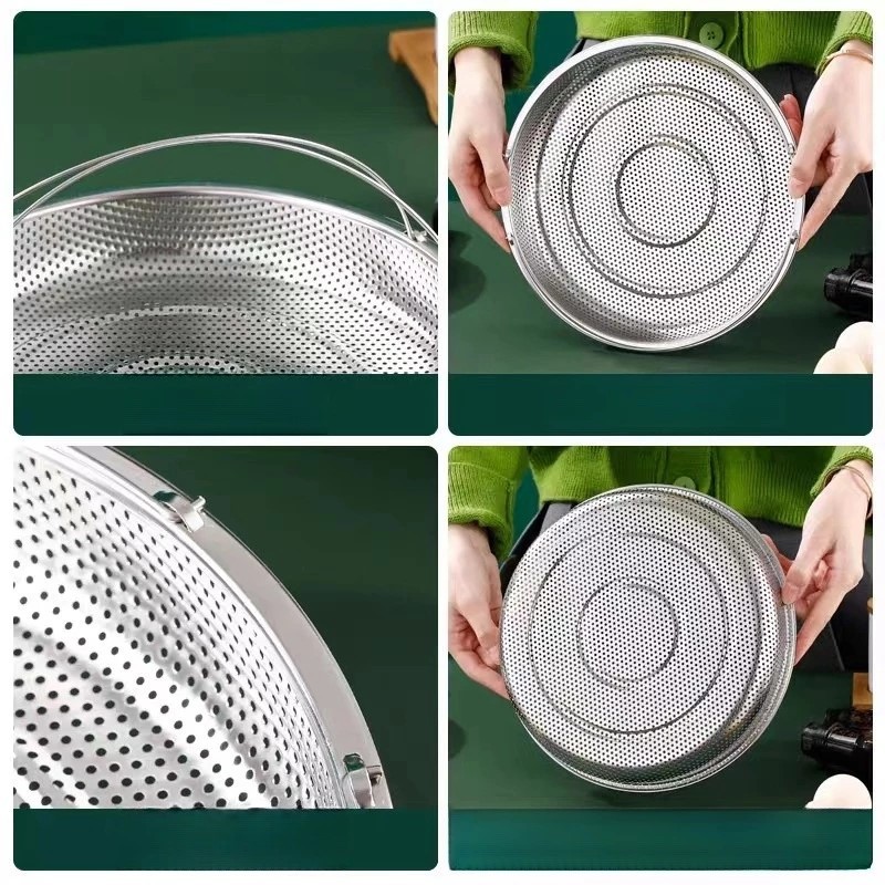 RỔ HẤP NHÀ BẾP 20CM H60, THIẾT KẾ TAY CẦM CHẮC CHẮN, Giúp Hấp Nhanh, Giữ Trọn Dinh Dưỡng Món Ăn