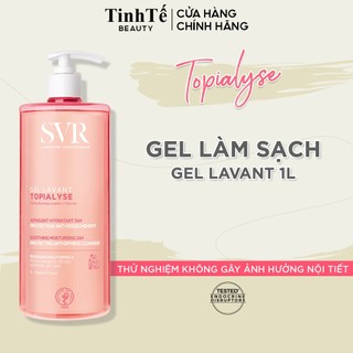 Gel làm sạch dịu nhẹ dành cho da nhạy cảm, da khô và vấn đề da cơ địa SVR TOPIALYSE Gel Lavant 55ml/200ml/400ml/1L