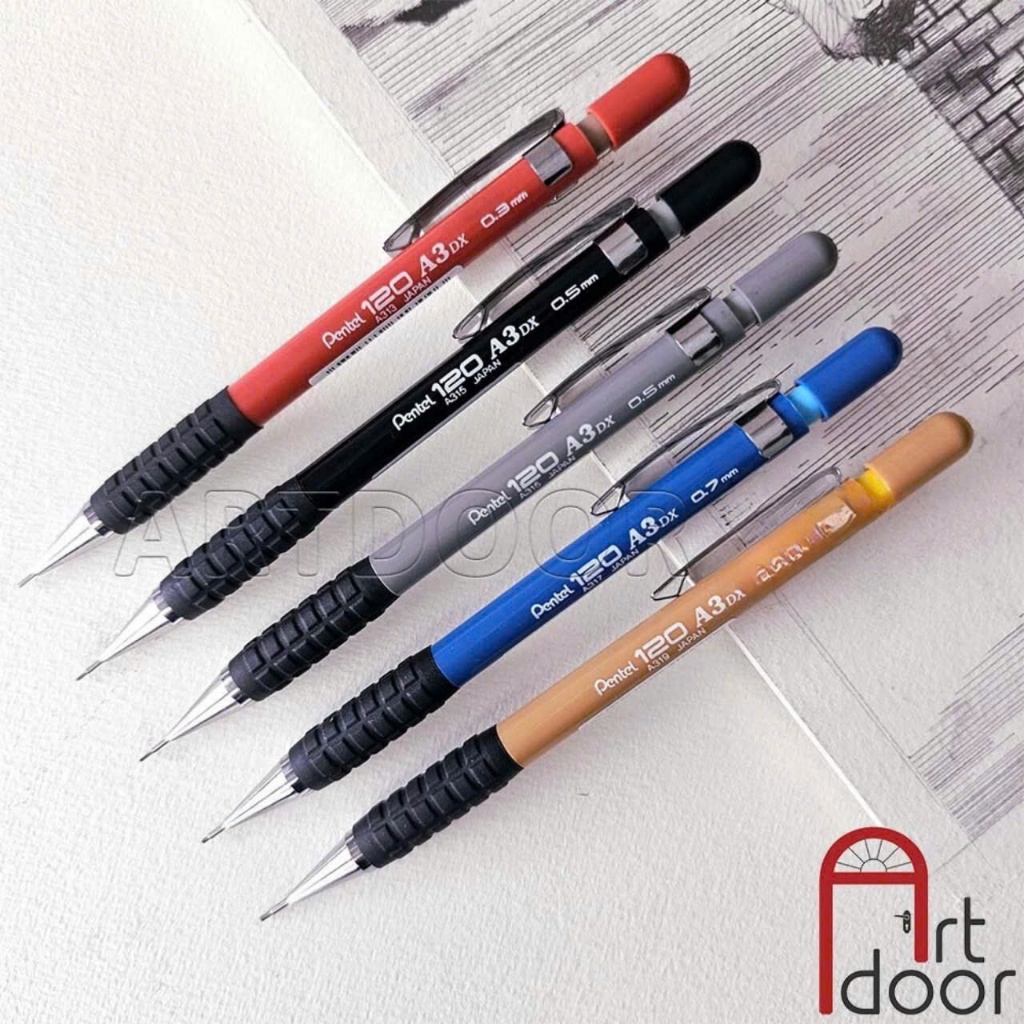 ARTDOOR] Bút chì kim bấm PENTEL vẽ Kỹ Thuật chính hãng A31 (đủ