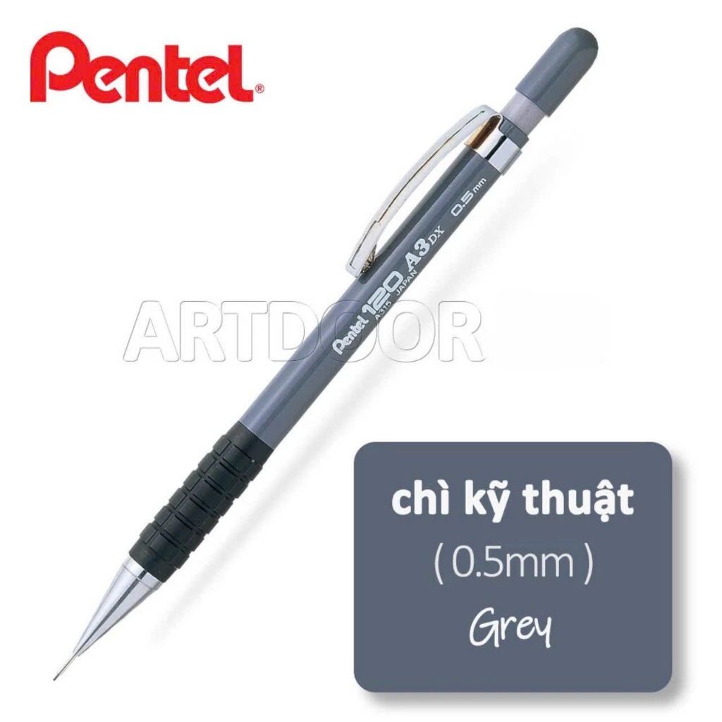 ARTDOOR] Bút chì kim bấm PENTEL vẽ Kỹ Thuật chính hãng A31 (đủ