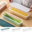 Hộp nhựa dài trong suốt đựng thực phẩm đa năng, có nắp đậy chống ẩm mốc - dung tích 1.2L