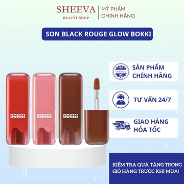 [Date 1/2027] Son Tint Bóng Black Rouge Glow Bokki Tint căng mọng, mềm môi