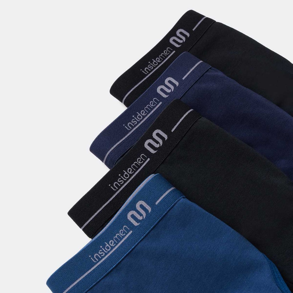 Quần lót nam tam giác INSIDEMEN Brief chất liệu cotton mềm mại thoáng khí an toàn cho da IBF016