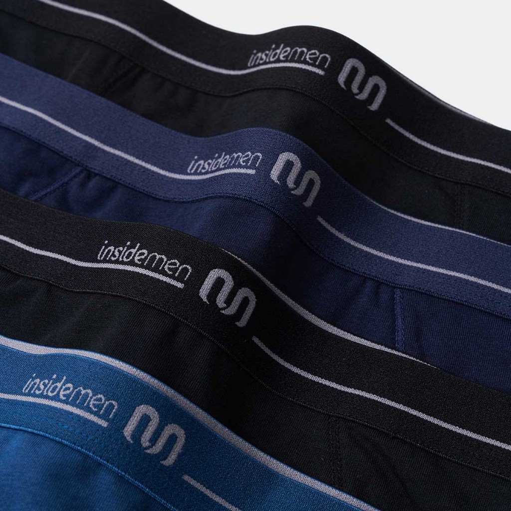Quần lót nam tam giác INSIDEMEN Brief chất liệu cotton mềm mại thoáng khí an toàn cho da IBF016
