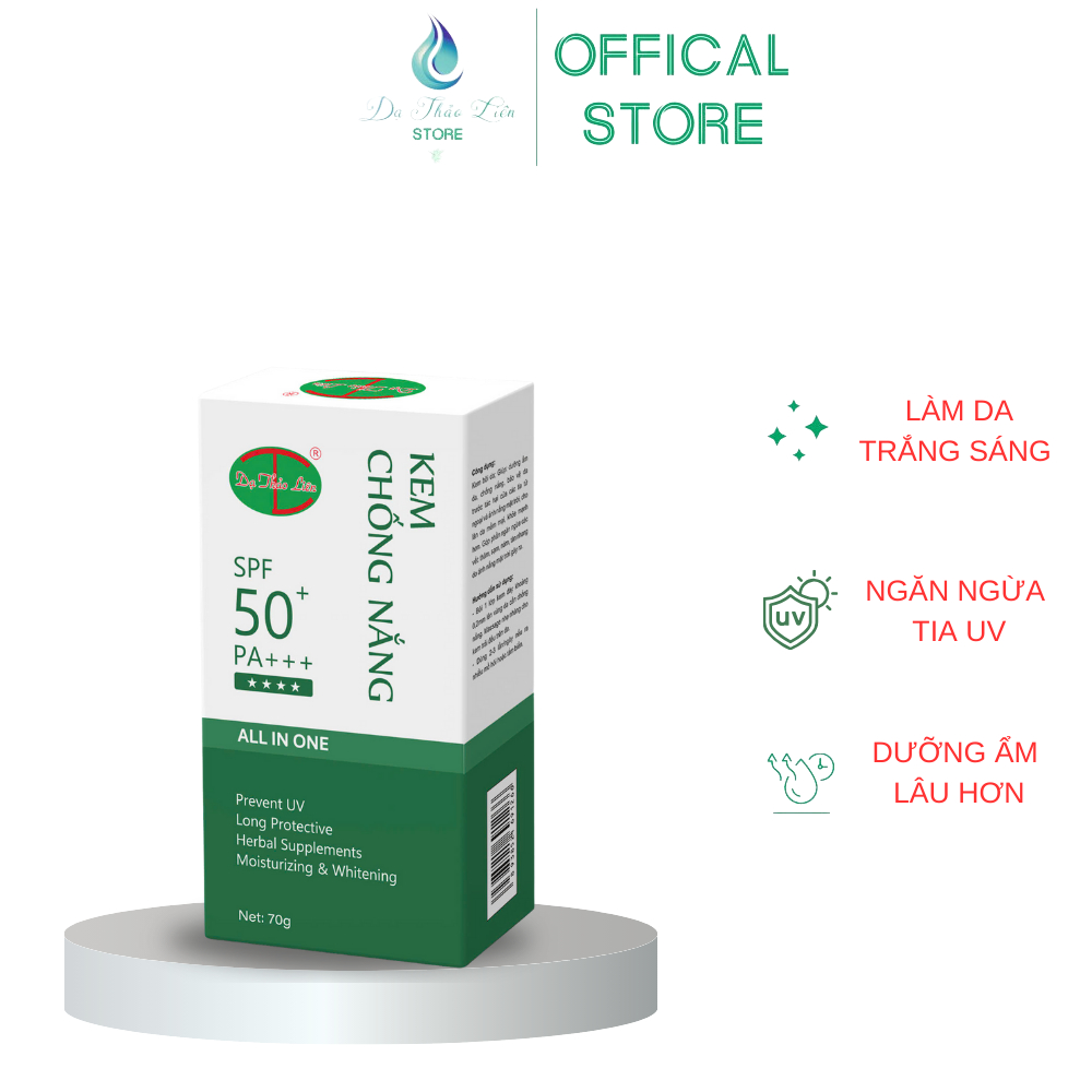 Ảnh Kem Chống Nắng Dạ Thảo Liên 70G Trắng Sáng Bật Tông, Không Lo Nắng Hè 2