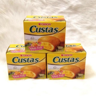 Bánh custas kem trứng 2p lốc 12 hộp x47g