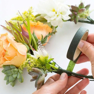 Cuộn Băng Keo Sáp Làm Hoa Kẽm Nhung, Keo Quấn Cành Làm Đồ Trang Trí Handmade