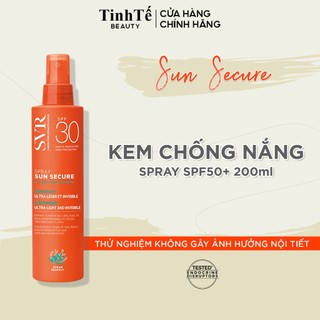 Chống nắng dạng xịt SVR SUN SECURE Spray SPF50+ 200ml (1)