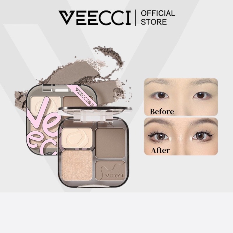 VEECCI Phấn Bắt Sáng Và Tạo Khối Tự Nhiên Mịn lỳ Lâu Trôi Chống Nước 9g | NHÍM HOUSE