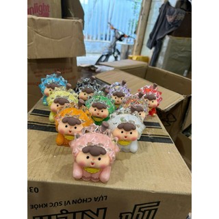 [có sẵn - hỏa tốc hcm] túi mù may mắn charm to nước đục sầu riêng nhiều màu quà tặng trang trí ý nghĩa