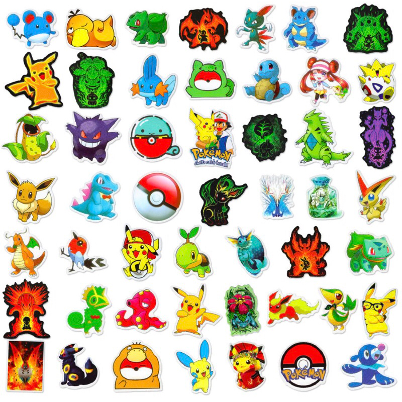 60 sticker pokemon siêu đáng yêu