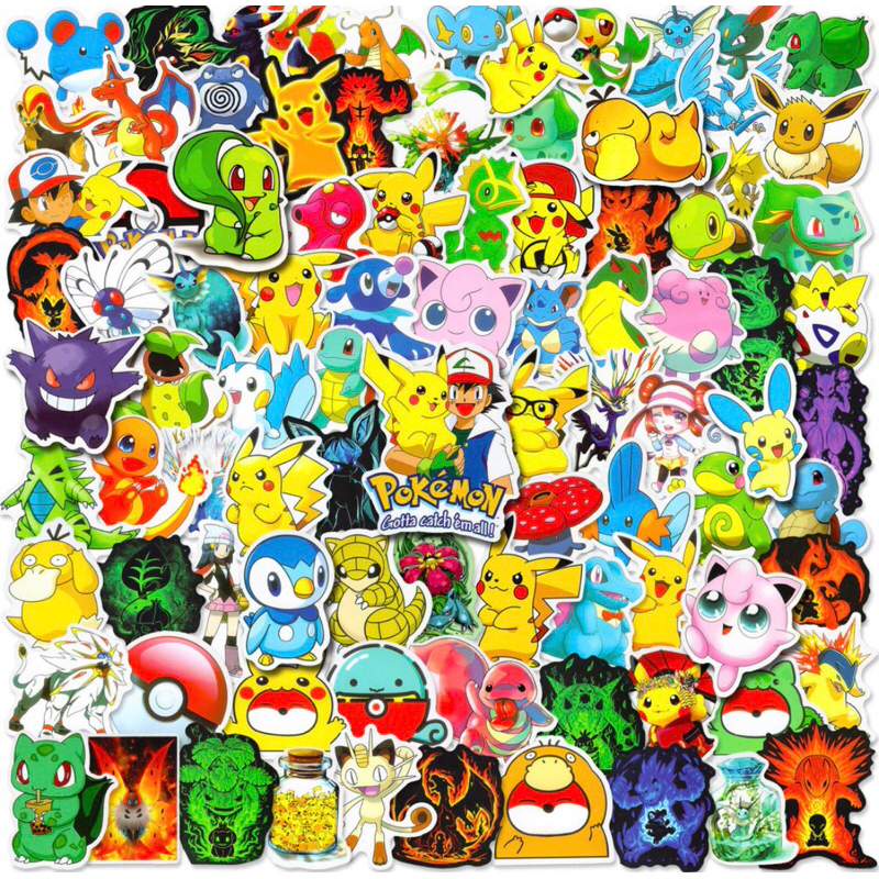60 sticker pokemon siêu đáng yêu