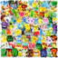 Set 60 Sticker Pokemon siêu đáng yêu Chống Nước Dán Laptop Vali Mũ Bảo Hiểm Sổ Tay