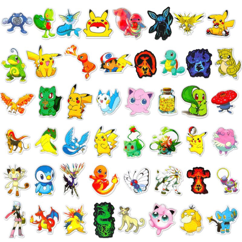 60 sticker pokemon siêu đáng yêu