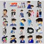 Set 60 Sticker Anime Conan Thám Tử Chống Nước Dán Laptop Vali Mũ Bảo Hiểm Sổ Tay