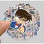 Set 60 Sticker Anime Conan Thám Tử Chống Nước Dán Laptop Vali Mũ Bảo Hiểm Sổ Tay
