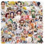 Set 60 Sticker One Piece Chibi Luffy Zoro Chống Nước Dán Laptop Mũ Bảo Hiểm Sổ Tay