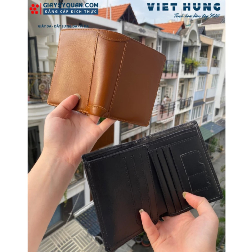 Ví Da Bò Nam Khâu Viền, Mạnh Mẽ Quý Phái