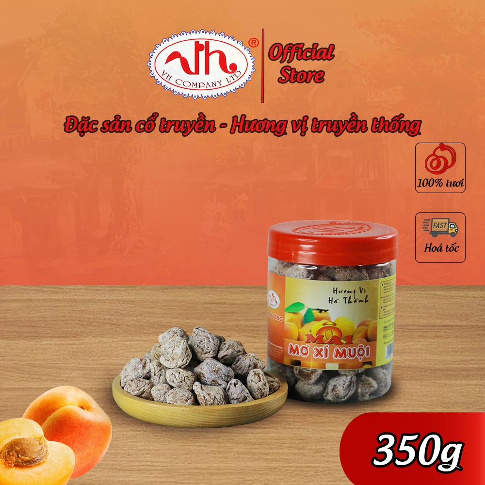 Ô Mai Mơ Xí Muội Vạn Hương Chuẩn Vị Truyền Thống hộp (200gr, 350gr), túi zip (100gr)