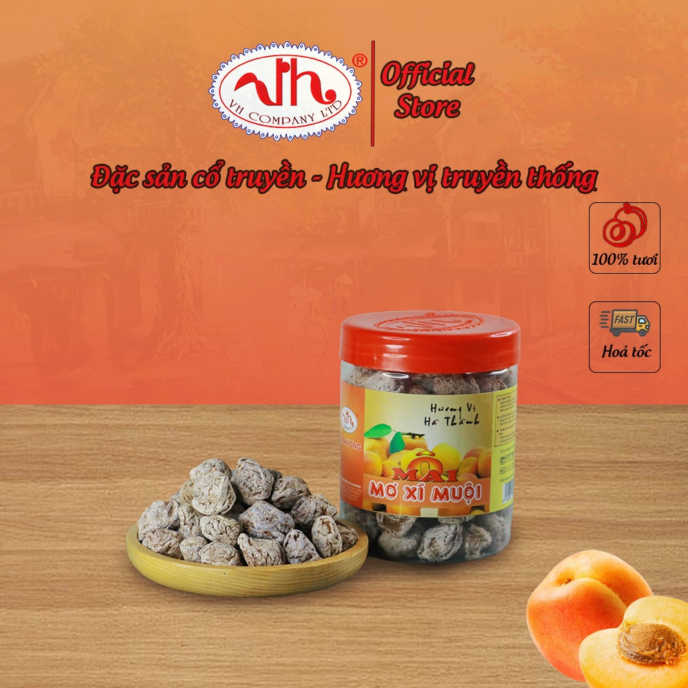 Ô Mai Mơ Xí Muội Vạn Hương Chuẩn Vị Truyền Thống hộp (200gr, 350gr), túi zip (100gr)