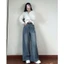 Quần jean nữ Hari ly trước ống rộng phong cách 9304 P6K8