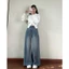 Quần jean nữ Hari ly trước ống rộng phong cách 9304 P6K8