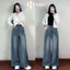 Quần jean nữ Hari ly trước ống rộng phong cách 9304 P6K8
