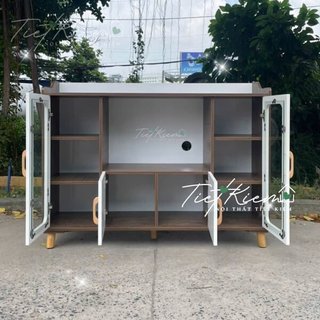 Tủ bếp gỗ để lò vi sóng NTTK B2519