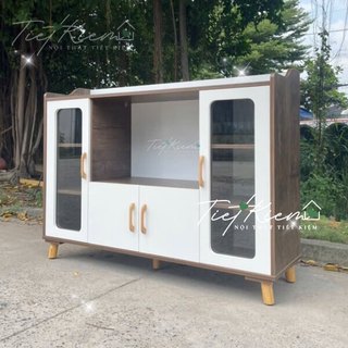 Tủ bếp gỗ để lò vi sóng NTTK B2519
