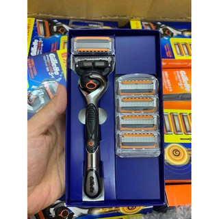 Dao cạo râu Gillette Fusion 5 lưỡi của Nhật (1 cán 6 lưỡi đi kèm )