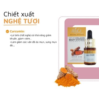 Serum LeoQ Tinh Chất Nghệ Tươi 15ml .Giảm Thâm Mụn  Liền Sẹo