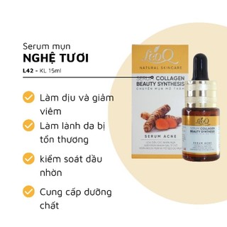 Serum LeoQ Tinh Chất Nghệ Tươi 15ml .Giảm Thâm Mụn  Liền Sẹo