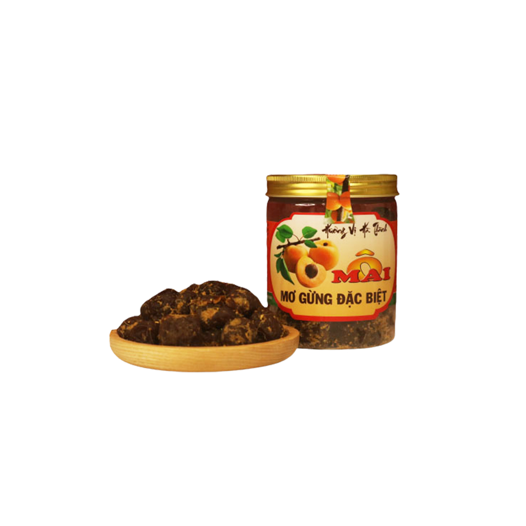 Ô Mai Mơ Gừng Đặc Biệt Vạn Hương Chuẩn Vị Truyền Thống hộp (200gr, 350gr)