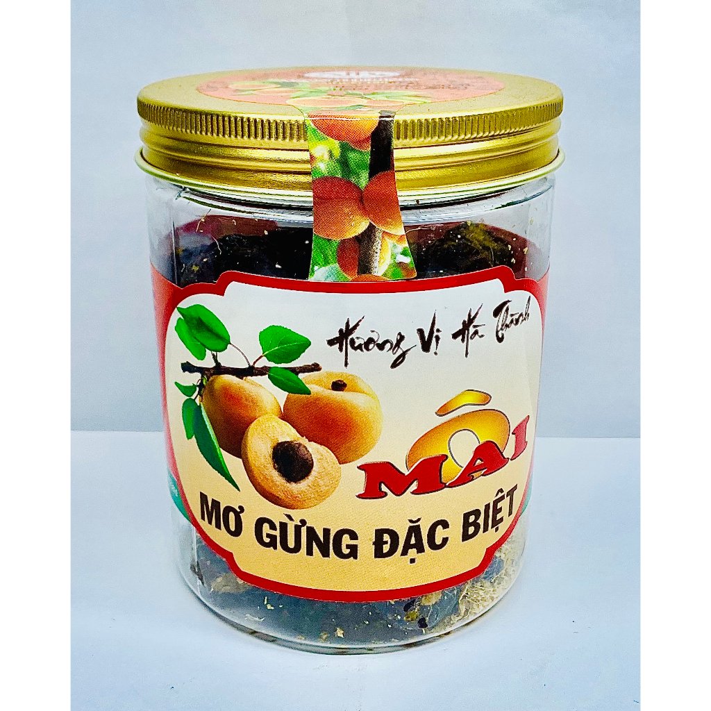Ô Mai Mơ Gừng Đặc Biệt Vạn Hương Chuẩn Vị Truyền Thống hộp (200gr, 350gr)
