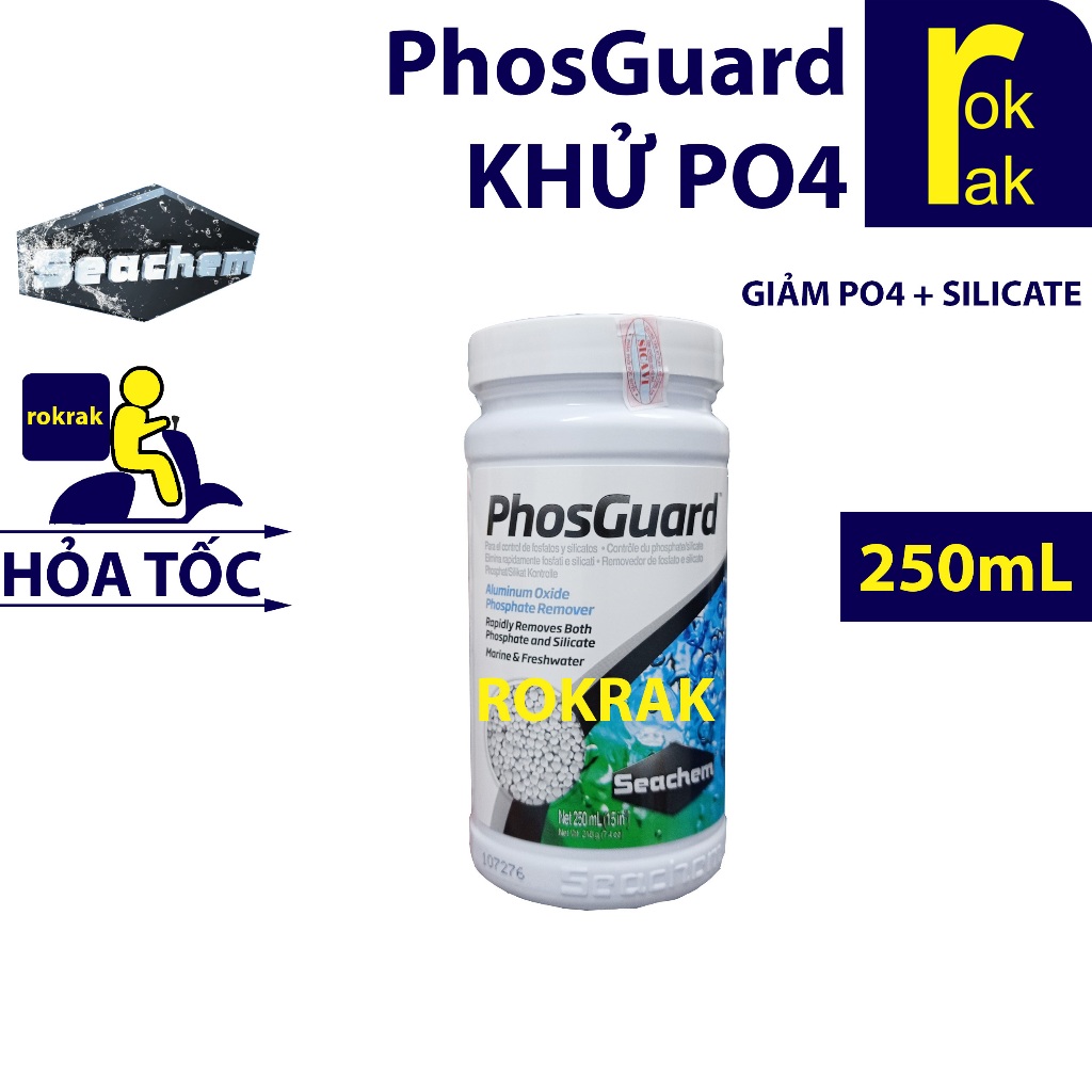 PhosGuard SEACHEM (Hộp 250 500 ml có tem) Vật liệu lọc khử PO4 SILICATE ...