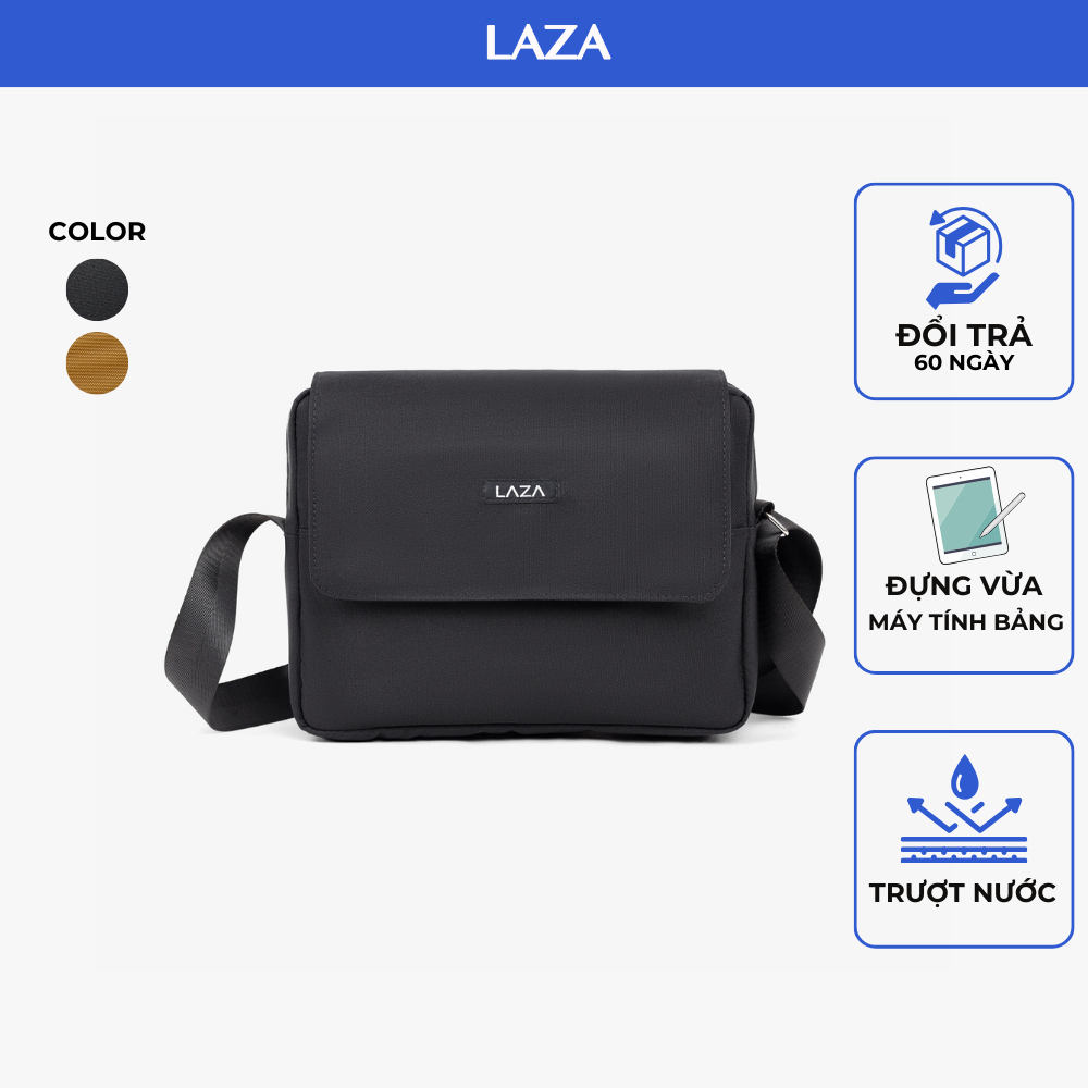 Ảnh Túi đeo chéo nam nữ Zella Bag 590 - Chất liệu canvas trượt nước cao cấp - Thương hiệu LAZA 1