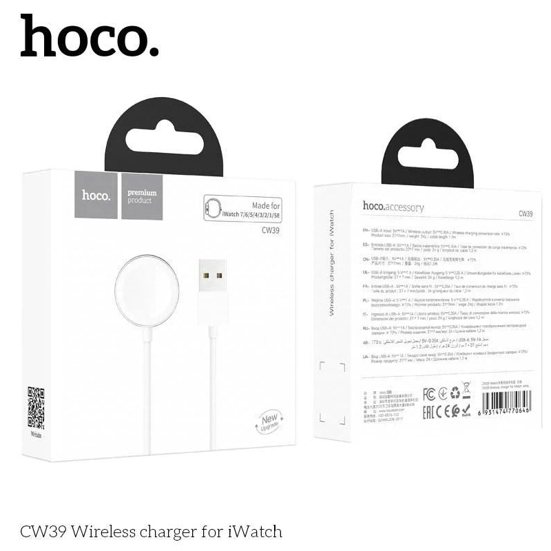 Đế sạc  Không Dây Hoco CW48,CW39 Cho Đồng Hồ SS