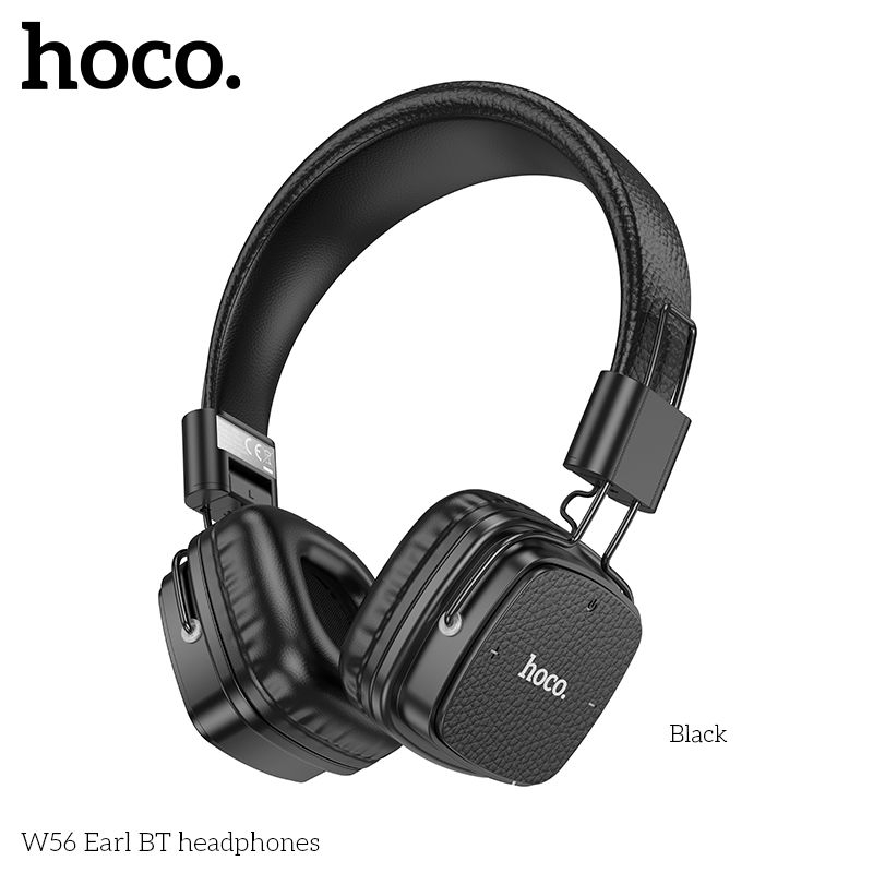 Tai nghe chụp tai Bluetooth hoco W56 nghe nhạc 28h đàm thoại chất âm sống động.