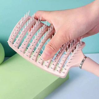 Lược Chải Tóc Đệm Khí Mát Xa Da Đầu Tạo Kiểu Tóc Xoăn Dài Đặc Biệt Cho Nữ Tiện Lợi