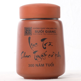 Lục trà hũ gốm 90g -SuGiTea