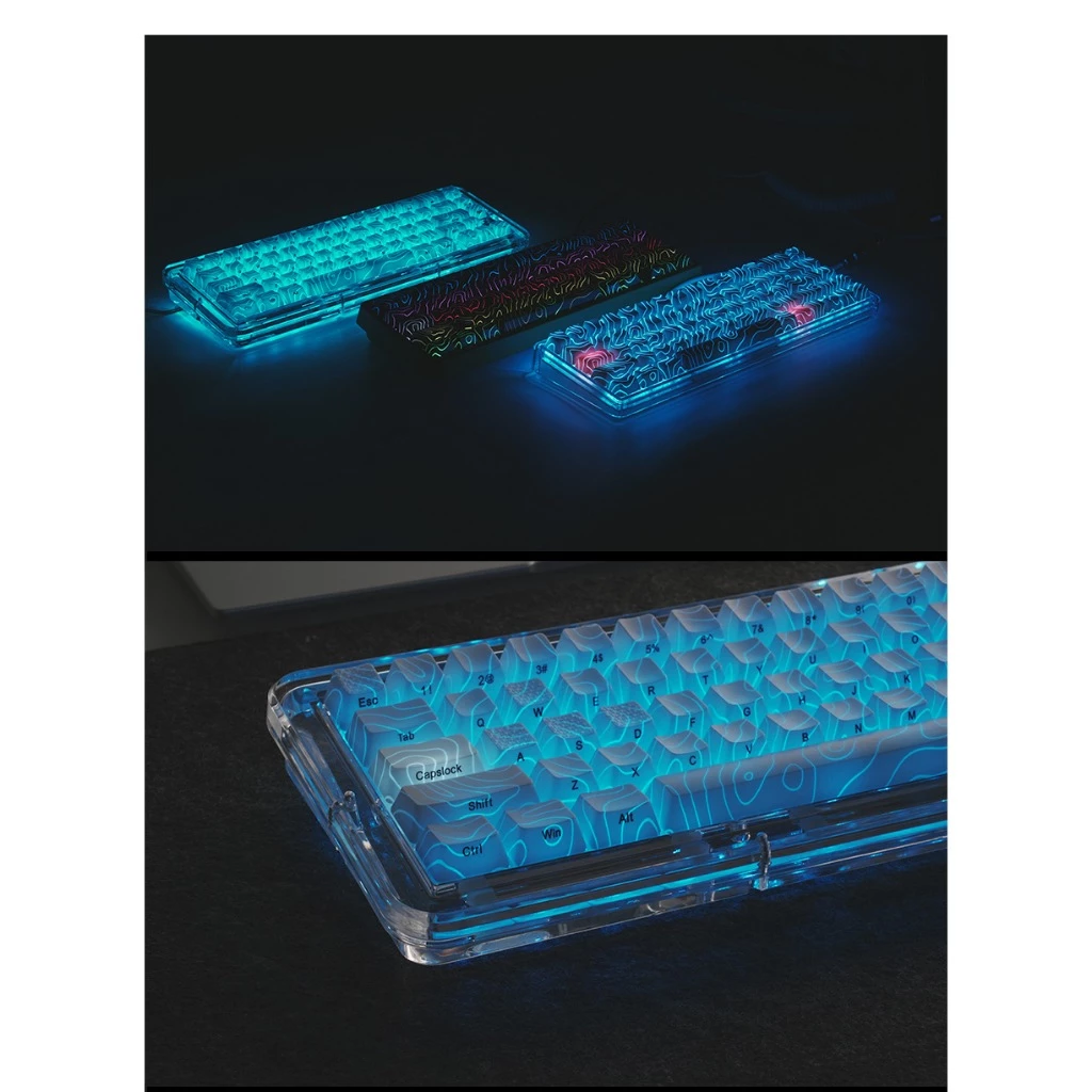 Keycap Contour 2.0 xuyên led 