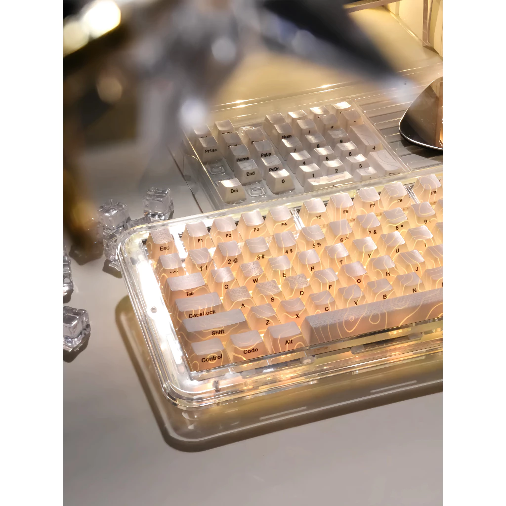 Keycap Contour 2.0 xuyên led 
