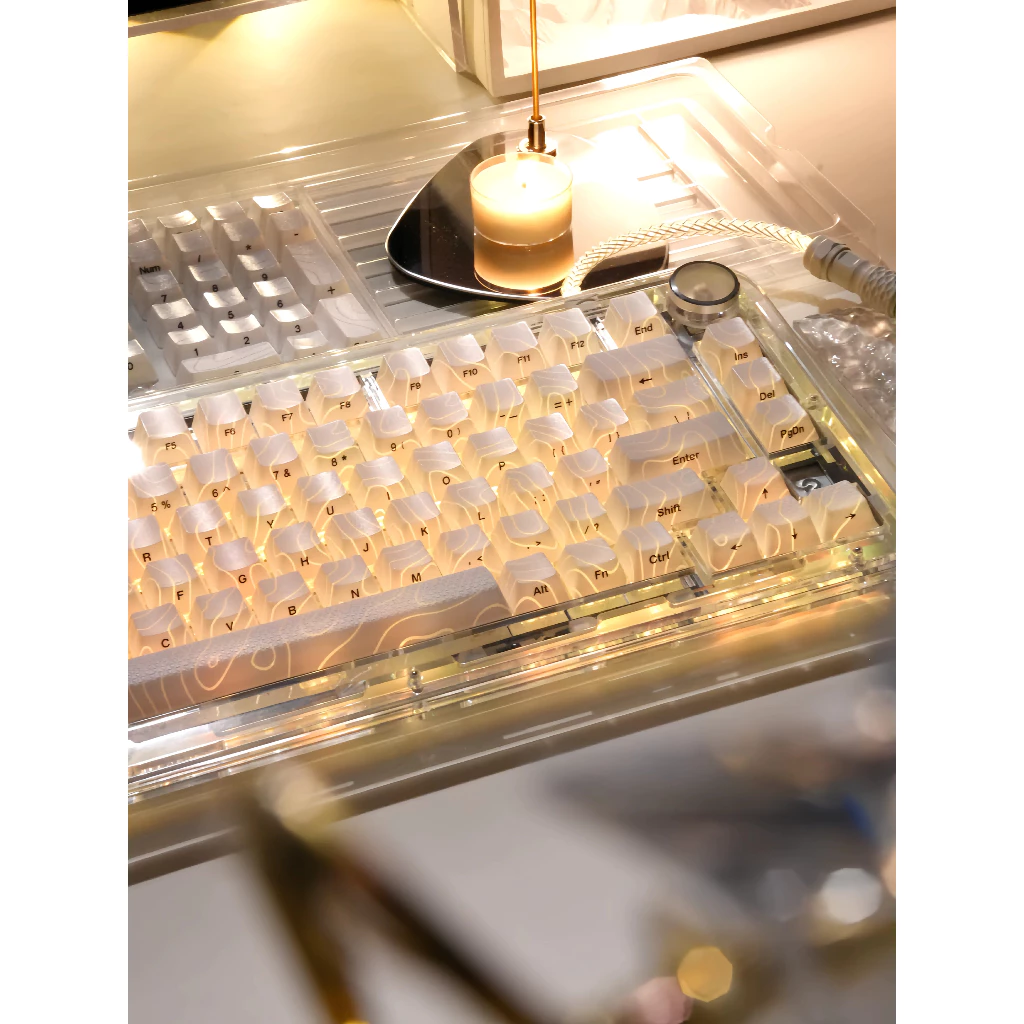 Keycap Contour 2.0 xuyên led 